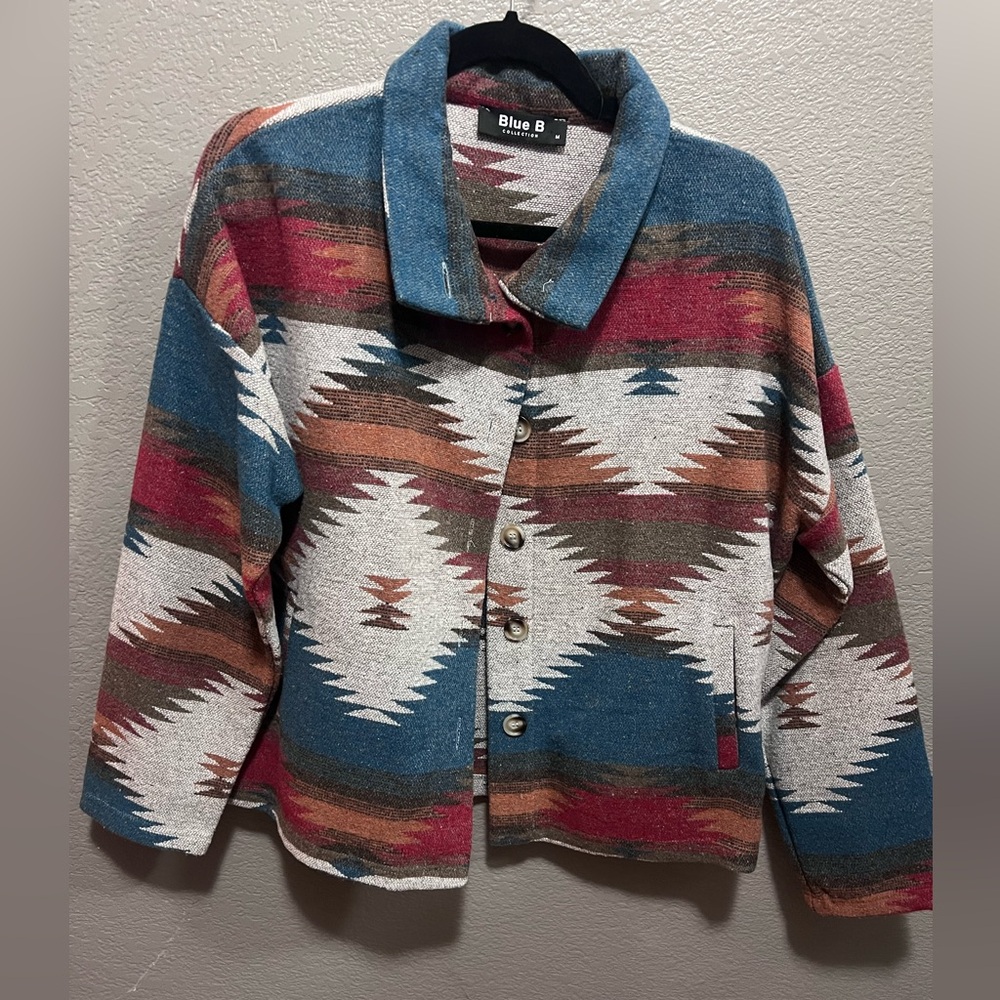 Aztec/Western Button Up Jacket